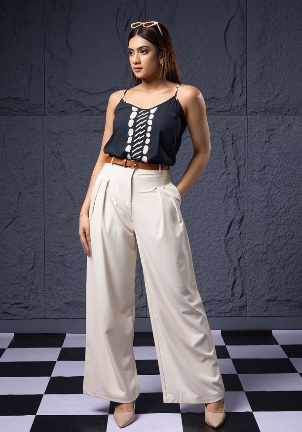 ANDREA BLACK CAMI TOP
